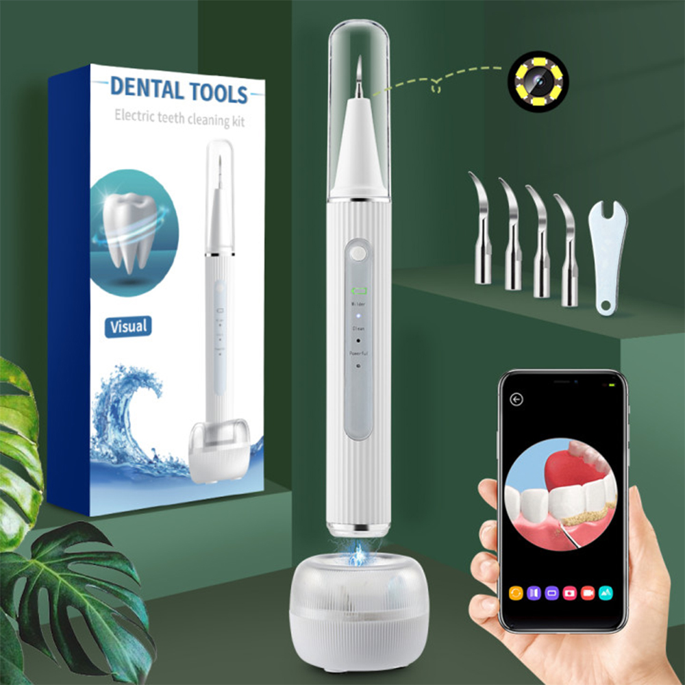Teeth Whitening And Stain Removal - Ultrasonic Visual Dental Calculus Scaler Oral