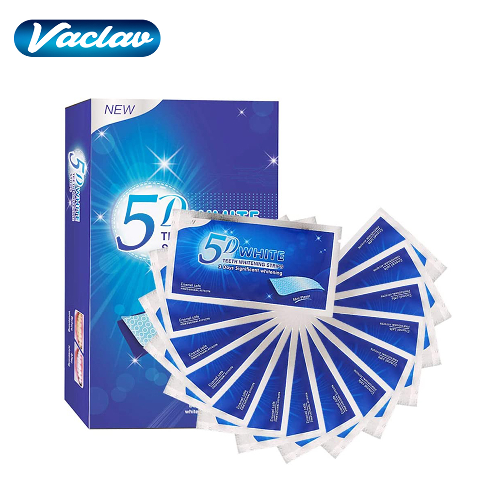 Teeth Whitening From Home - 5D White Teeth Whitening Strip Whitening