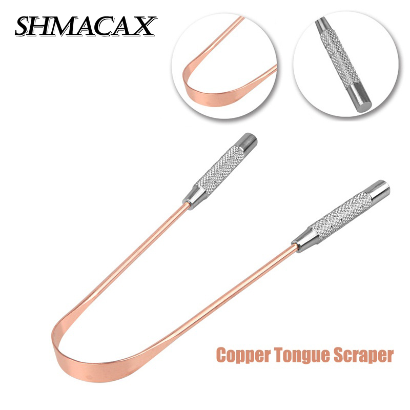 1PCS Copper Tongue Scraper Ora - огляд і ціна Tongue Scraper Metal