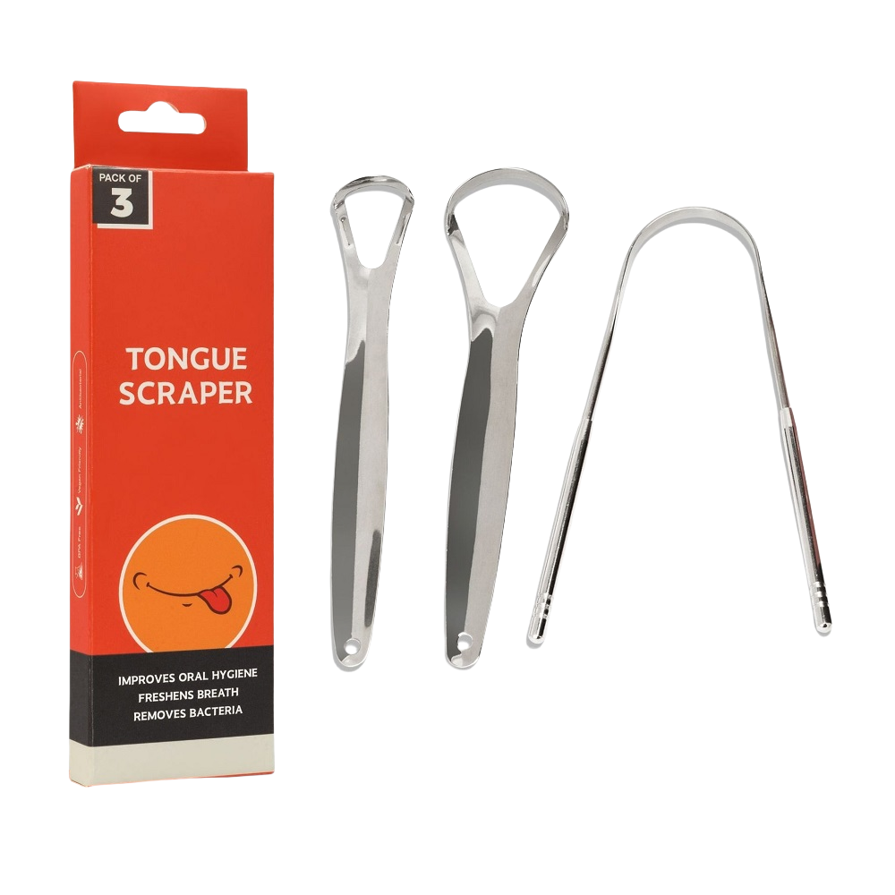 3 Pcs/Pack Metal Tongue Scrape - огляд і ціна Tongue Scraper Metal