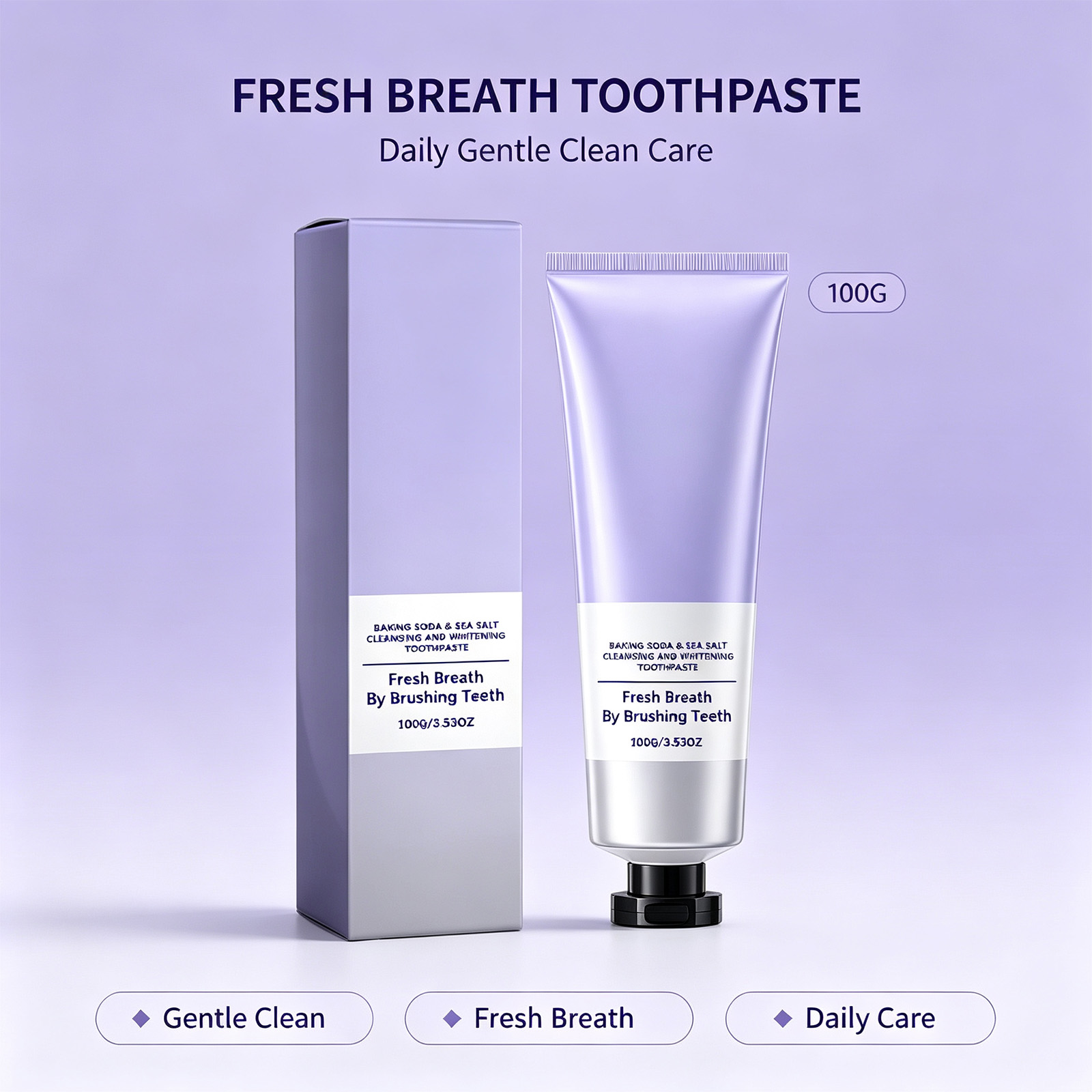 Baking Soda Sea Salt Toothpast - огляд і ціна Teeth Whitening Baking Soda
