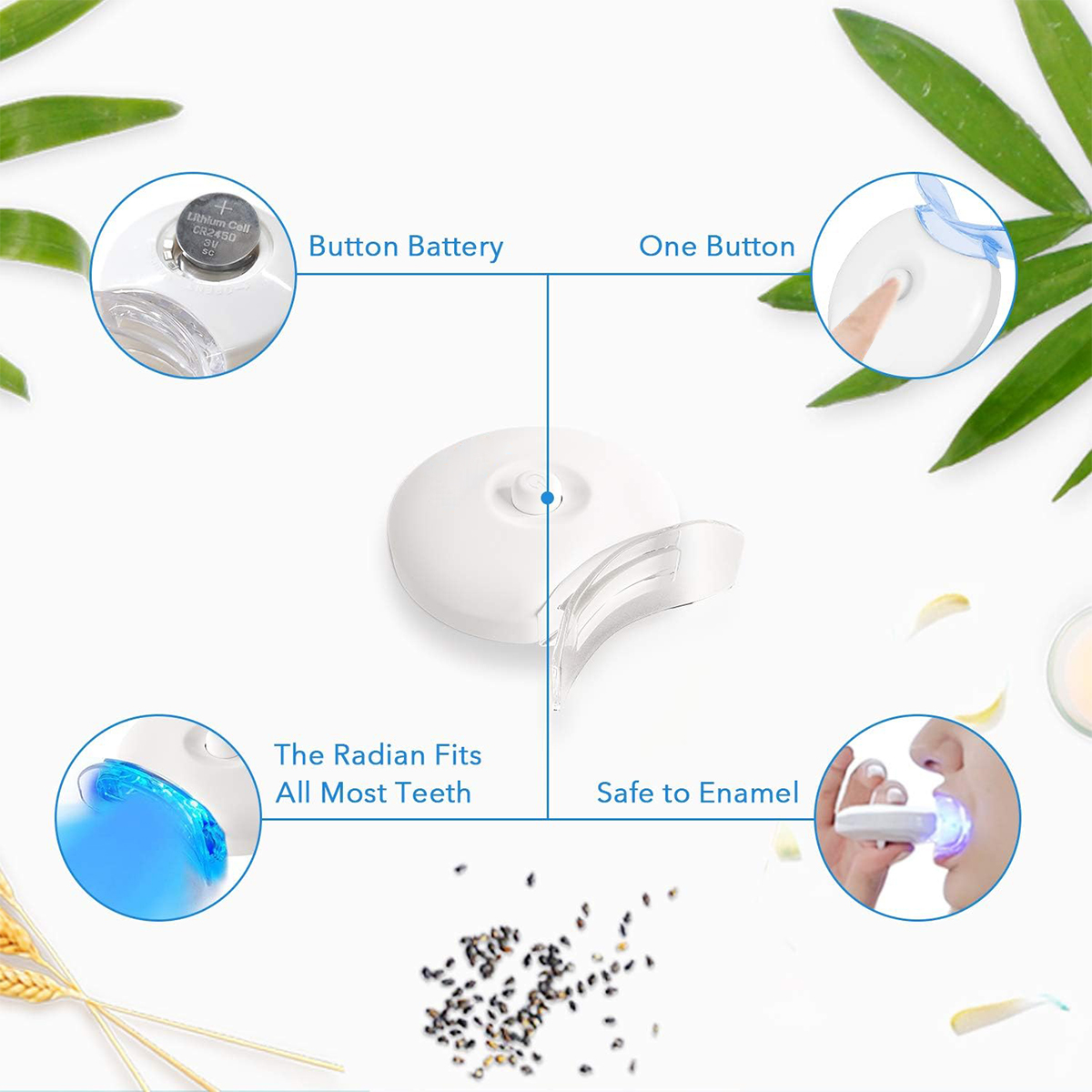 Teeth Whitening Kit - 5X LED L - огляд і ціна Teeth Whitening From Home