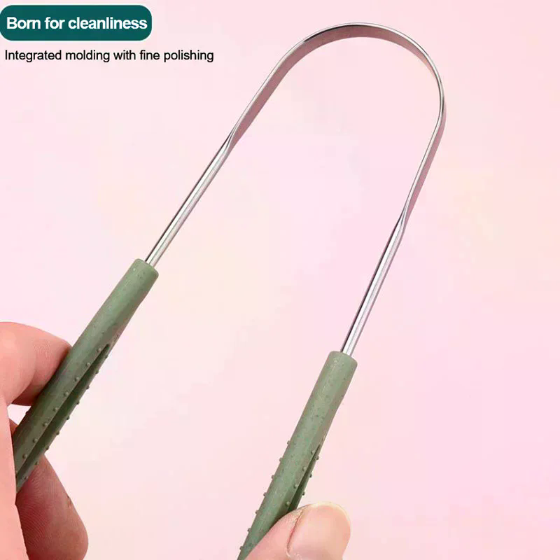 1PCS Stainless Steel Tongue Sc - огляд і ціна Tongue Scraper Metal