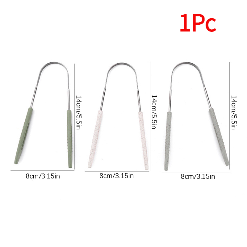 ＆1Pc Stainless Steel Tongue Sc - огляд і ціна Tongue Scraper Metal