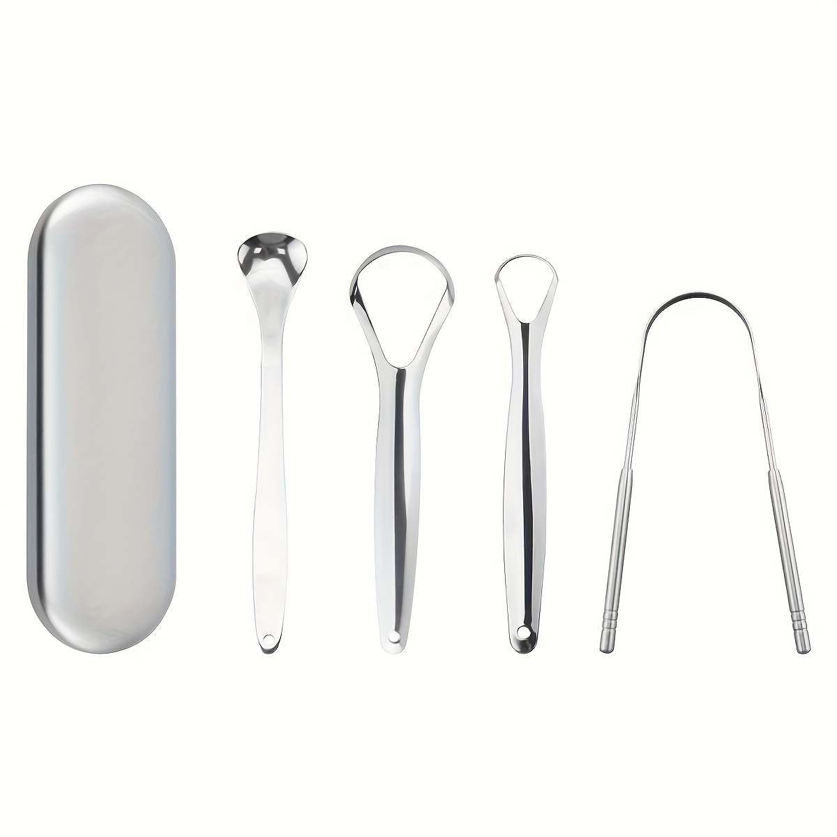 1/2/3/4pcs Tongue Scrapers for - огляд і ціна Tongue Scraper Metal