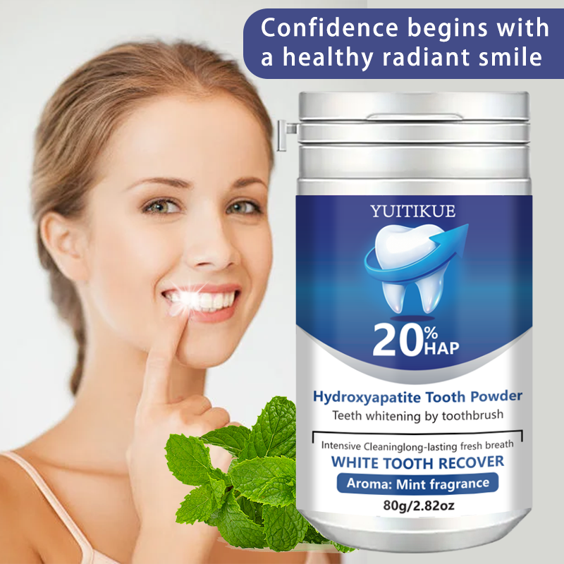 20% Hydroxyapatite Tooth Powde - огляд і ціна Teeth Whitening Baking Soda