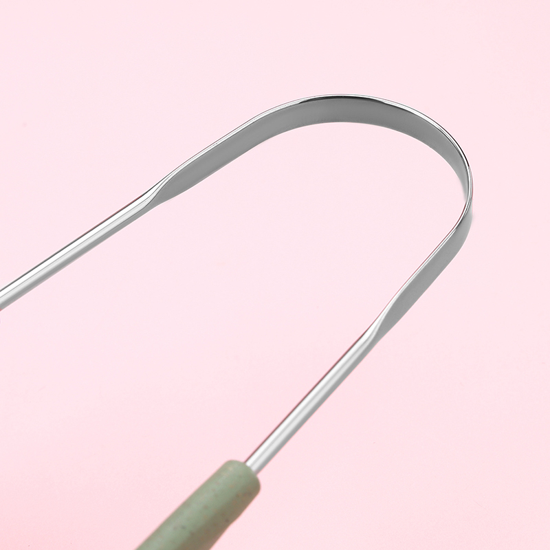 **1PCS Stainless Steel Tongue  - огляд і ціна Tongue Scraper Metal