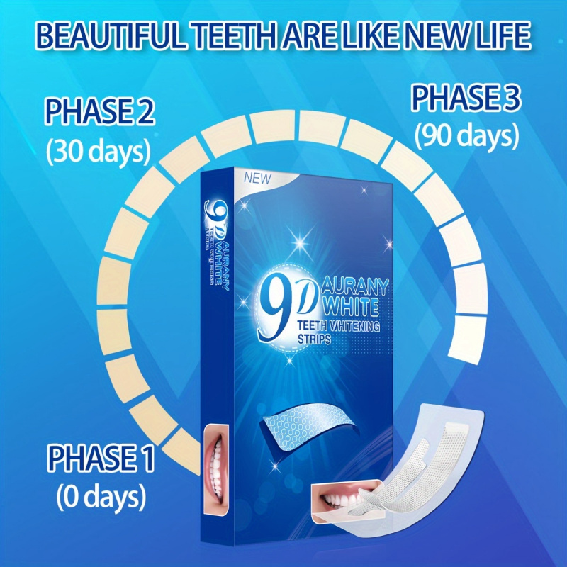 21 Pairs of 9D Aurany White Te - огляд і ціна Teeth Whitening From Home