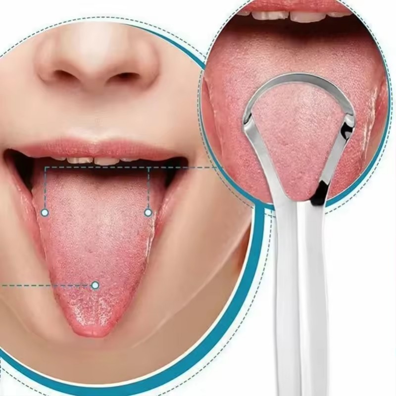 Premium 1pcs Metal Tongue Scra - огляд і ціна Tongue Scraper Metal