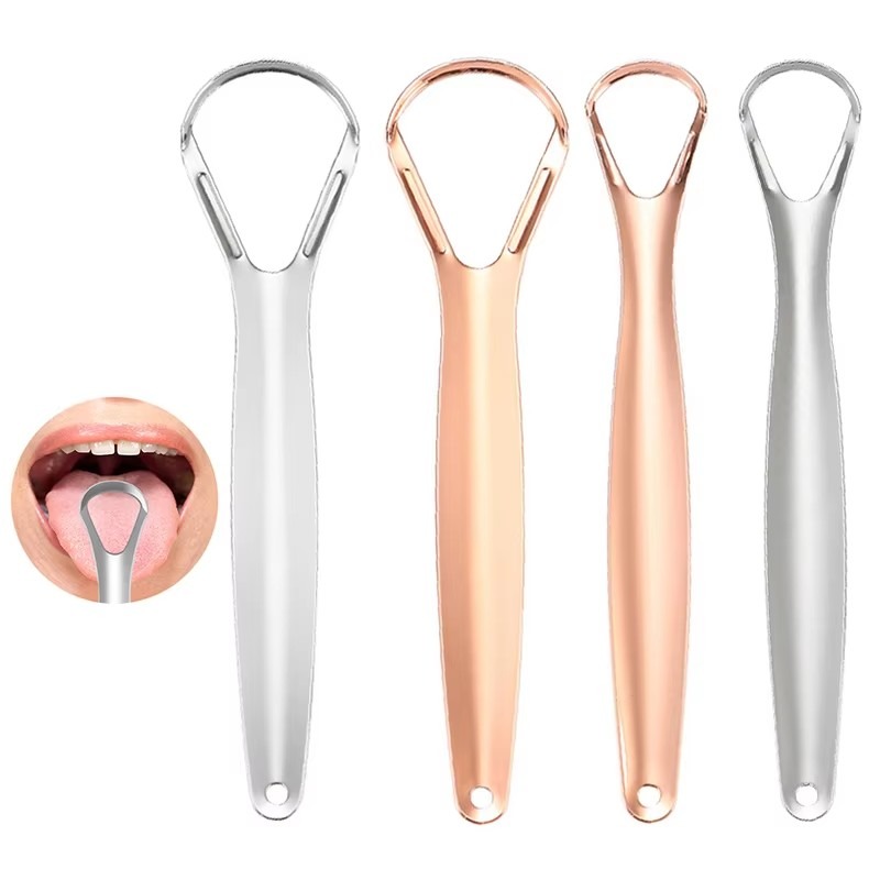Premium 1pcs Metal Tongue Scra - огляд і ціна Tongue Scraper Metal