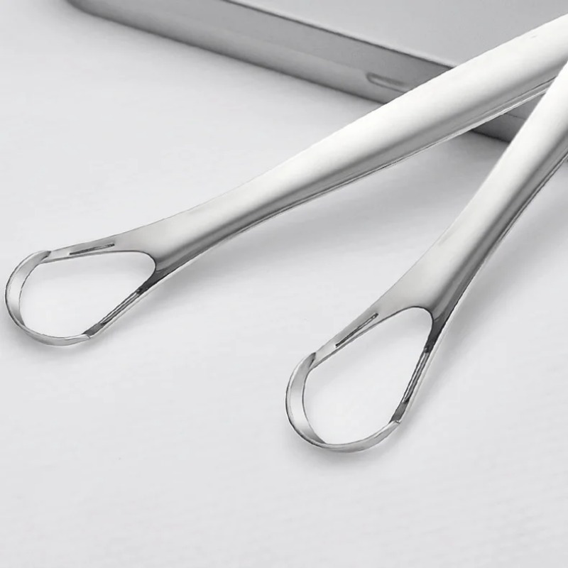 Premium 1pcs Metal Tongue Scra - огляд і ціна Tongue Scraper Metal