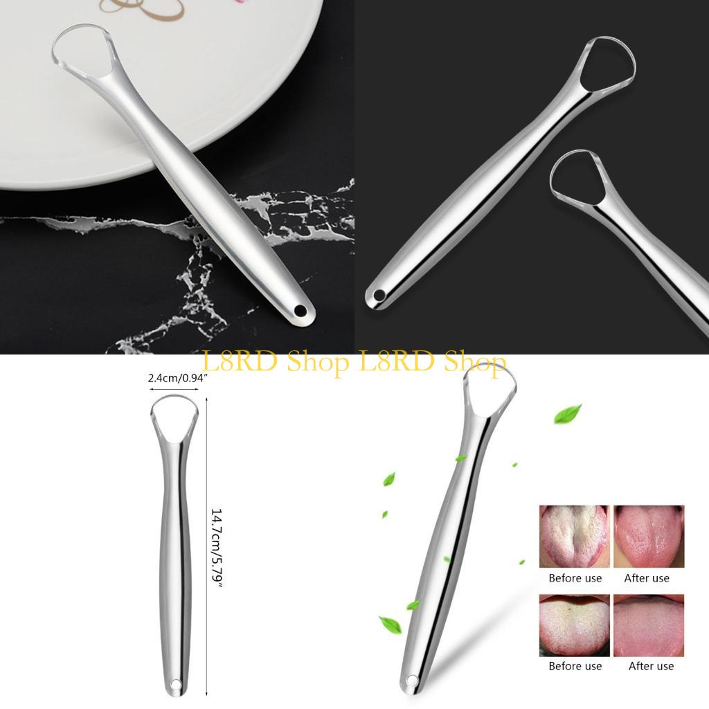 L8RD Stainless Steel Tongue Sc - огляд і ціна Tongue Scraper Metal