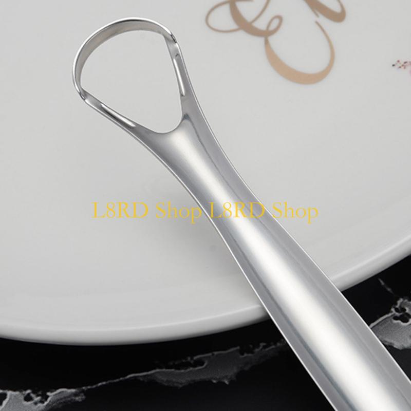 L8RD Stainless Steel Tongue Sc - огляд і ціна Tongue Scraper Metal