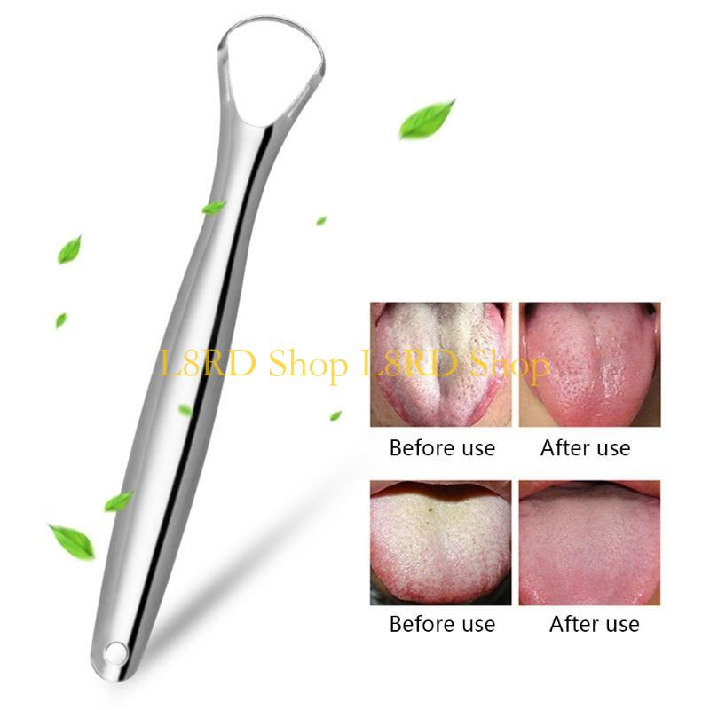 L8RD Stainless Steel Tongue Sc - огляд і ціна Tongue Scraper Metal