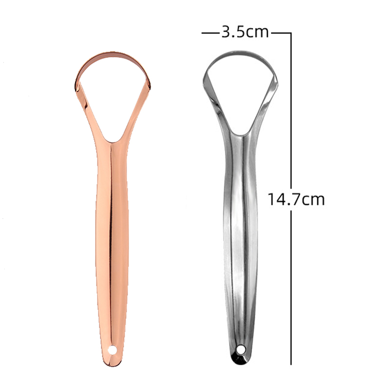 Open Type Tongue Scraper Stain - огляд і ціна Tongue Scraper Metal