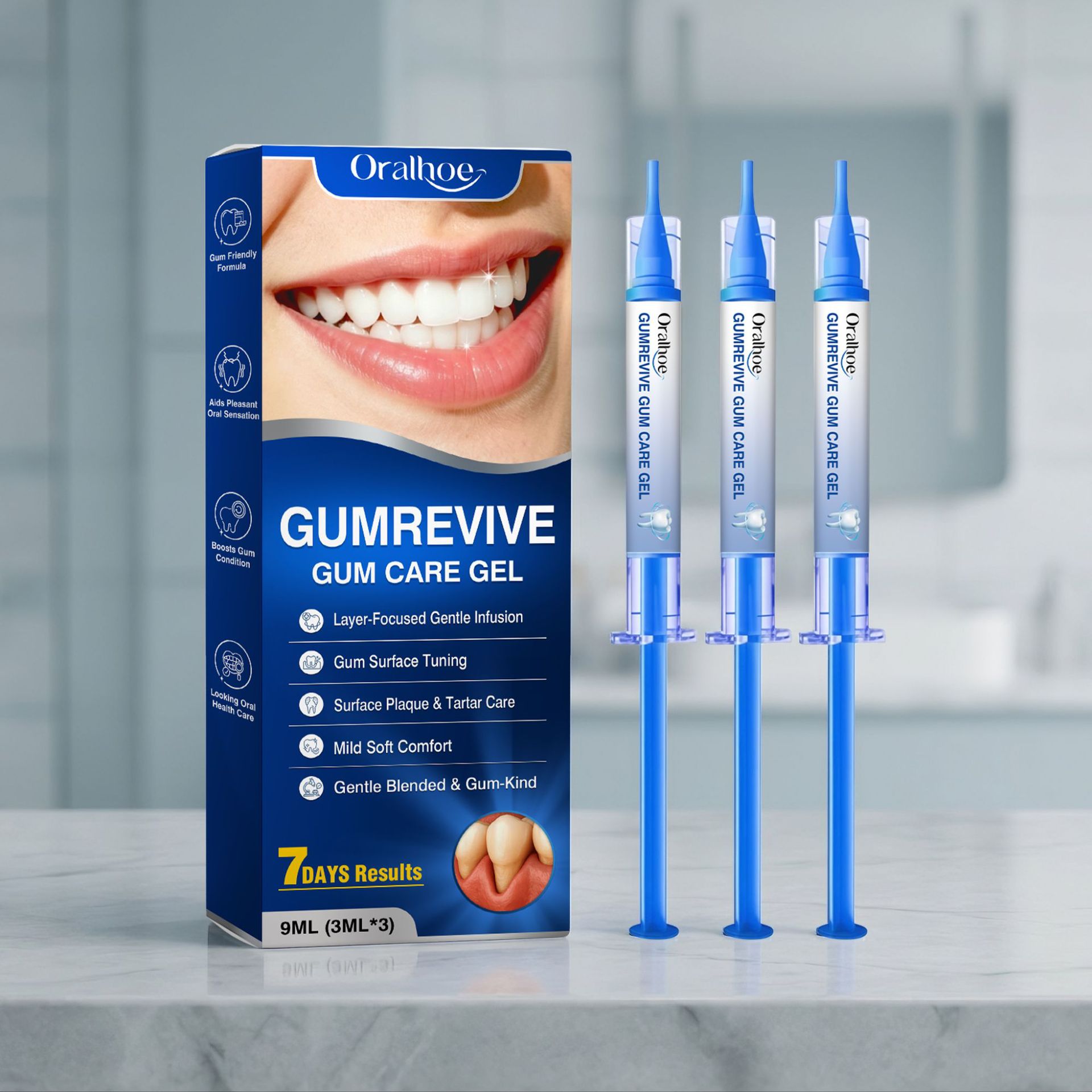 Oral Care Gel 3Pcs Gum Cleanin - огляд і ціна Teeth Whitening From Home
