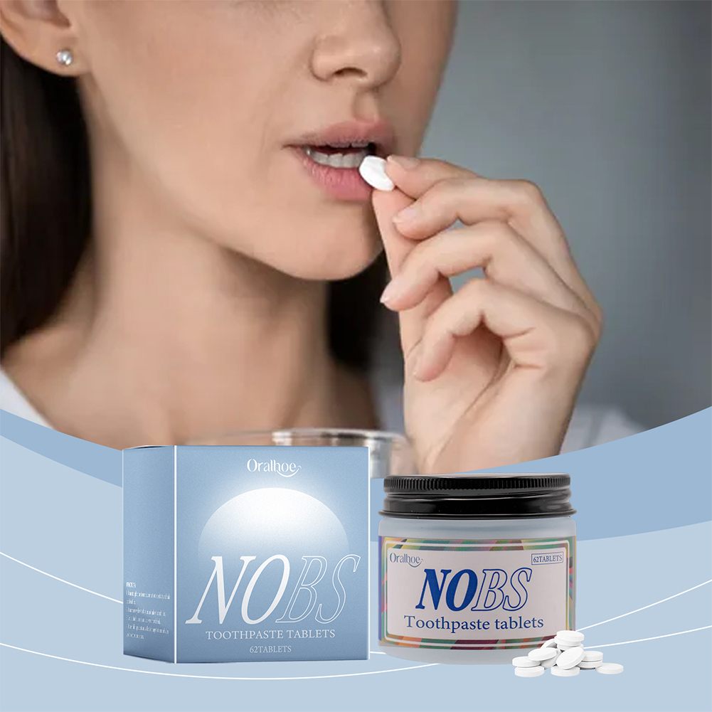NOBS Toothpaste Tablets - Nano - огляд і ціна Teeth Whitening Baking Soda