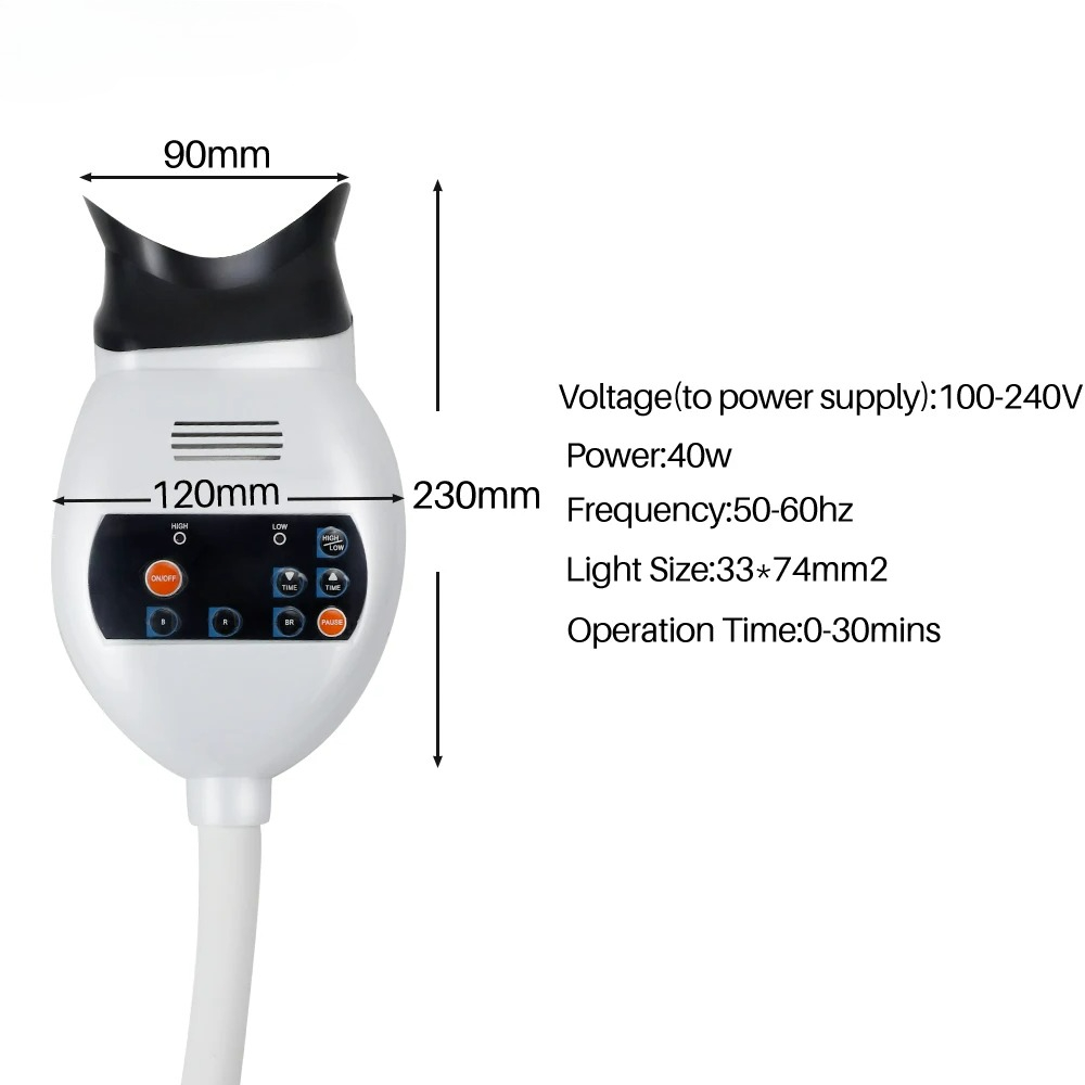Adjustable 3 Colors LED Teeth  - огляд і ціна Teeth Whitening Usa