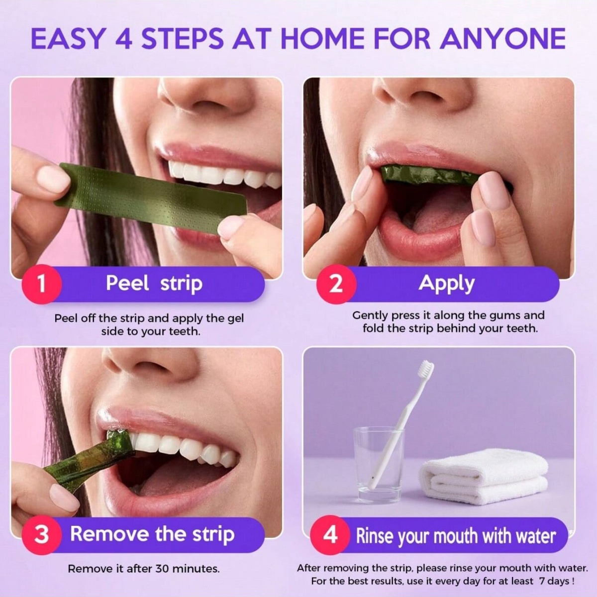 Deluxe Whitening Teeth Sticker - огляд і ціна Teeth Whitening From Home