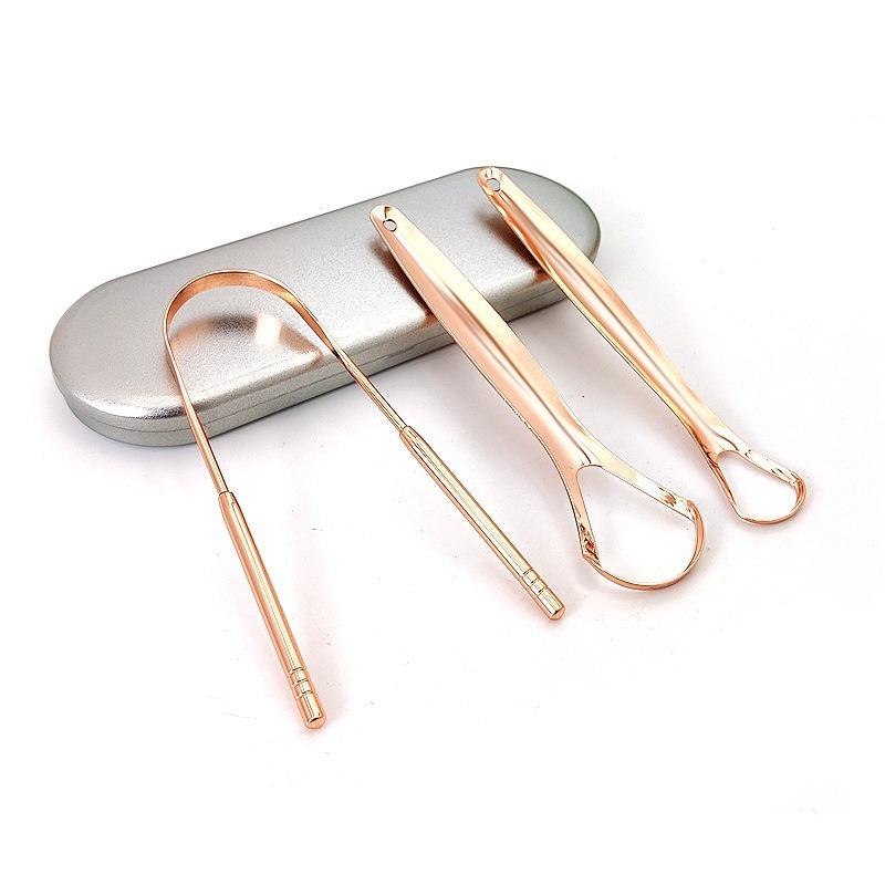 Stainless Steel Tongue Scraper - огляд і ціна Tongue Scraper Metal