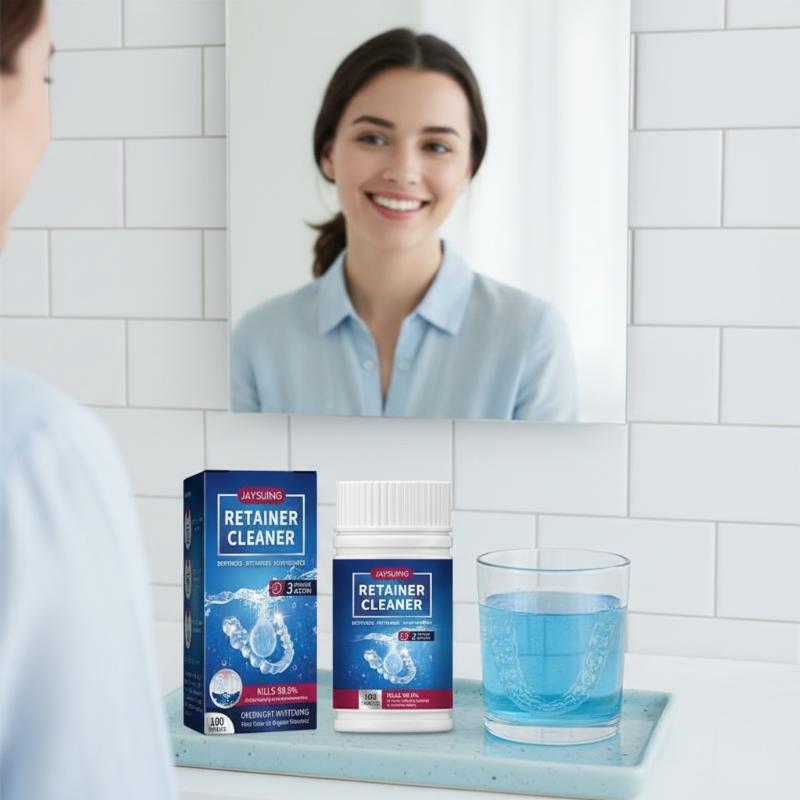 Oral Care Denture Cleaning Tab - огляд і ціна Teeth Whitening And Stain Removal