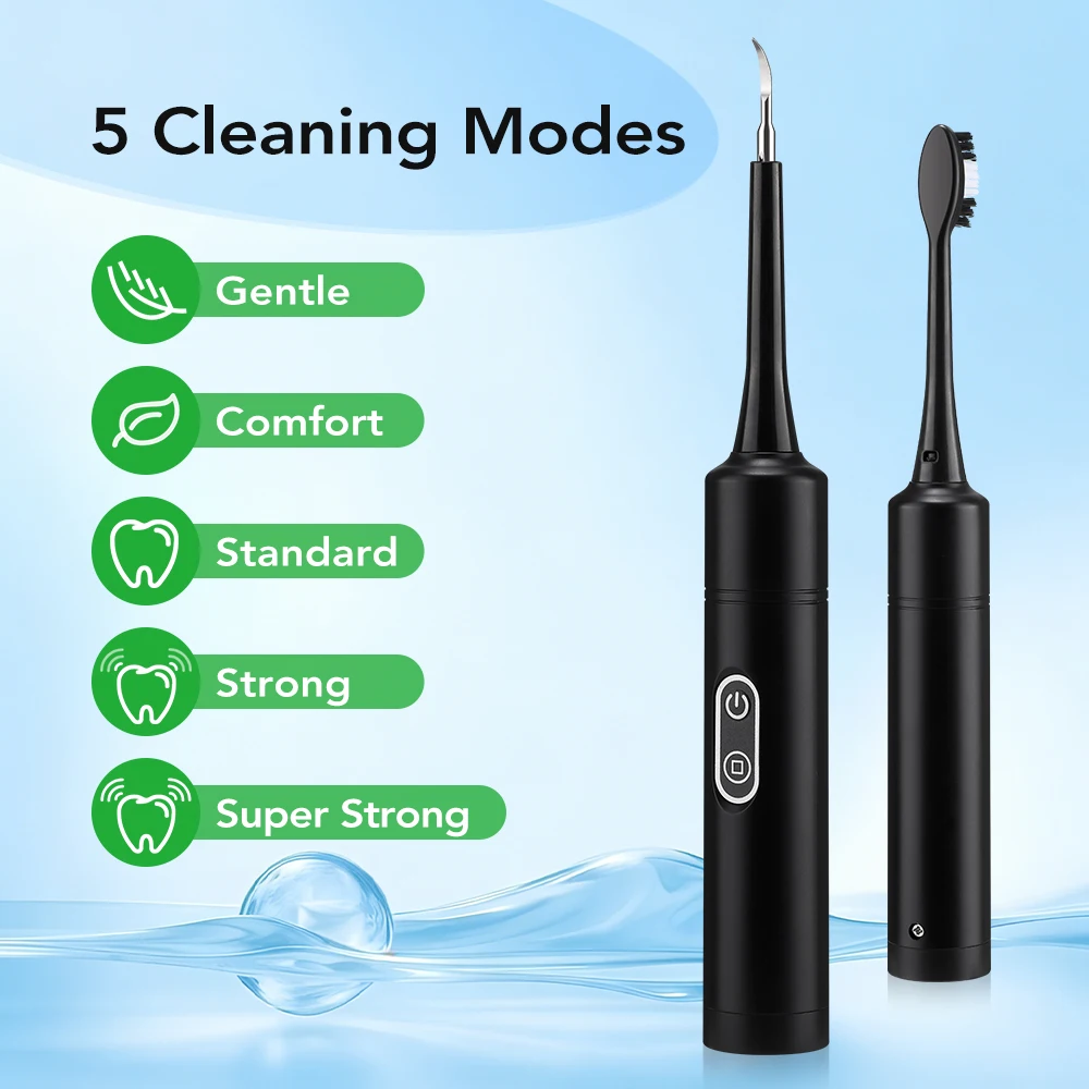 Electric Sonic Vibration Denta - огляд і ціна Teeth Whitening And Stain Removal