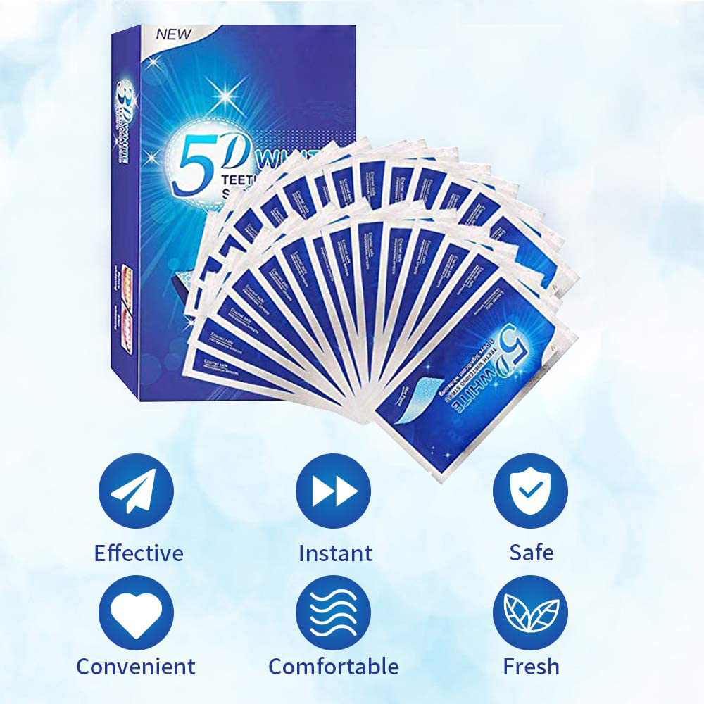 5D White Teeth Whitening Strip - огляд і ціна Teeth Whitening From Home