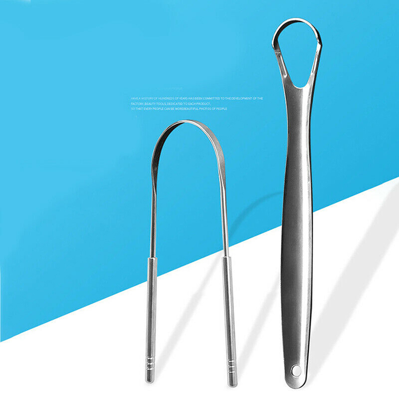 2Pcs Tongue Scraper Stainless  - огляд і ціна Tongue Scraper Metal