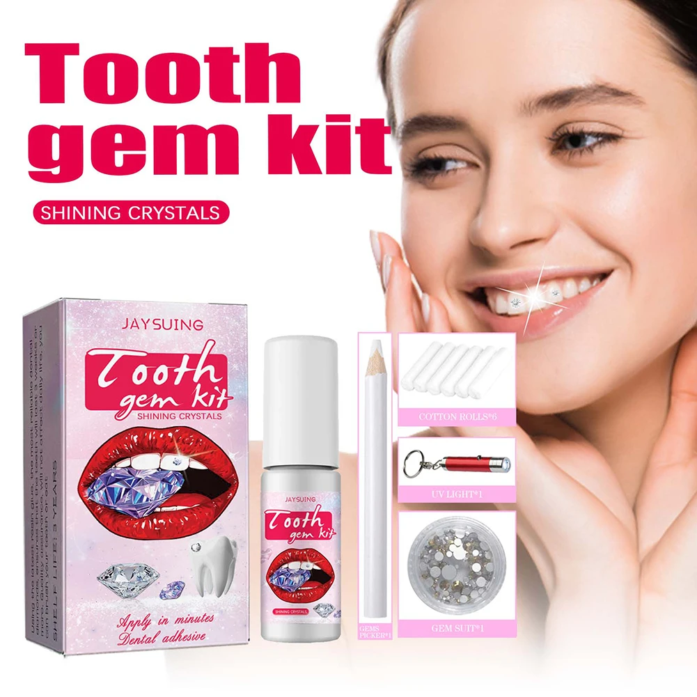DIY Tooth Gems Kit with Crysta - огляд і ціна Teeth Whitening From Home