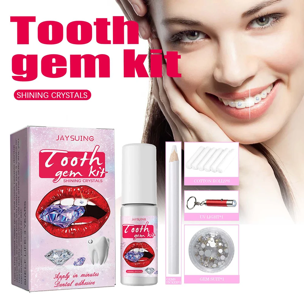 DIY Tooth Gems Kit with Crysta - огляд і ціна Teeth Whitening From Home