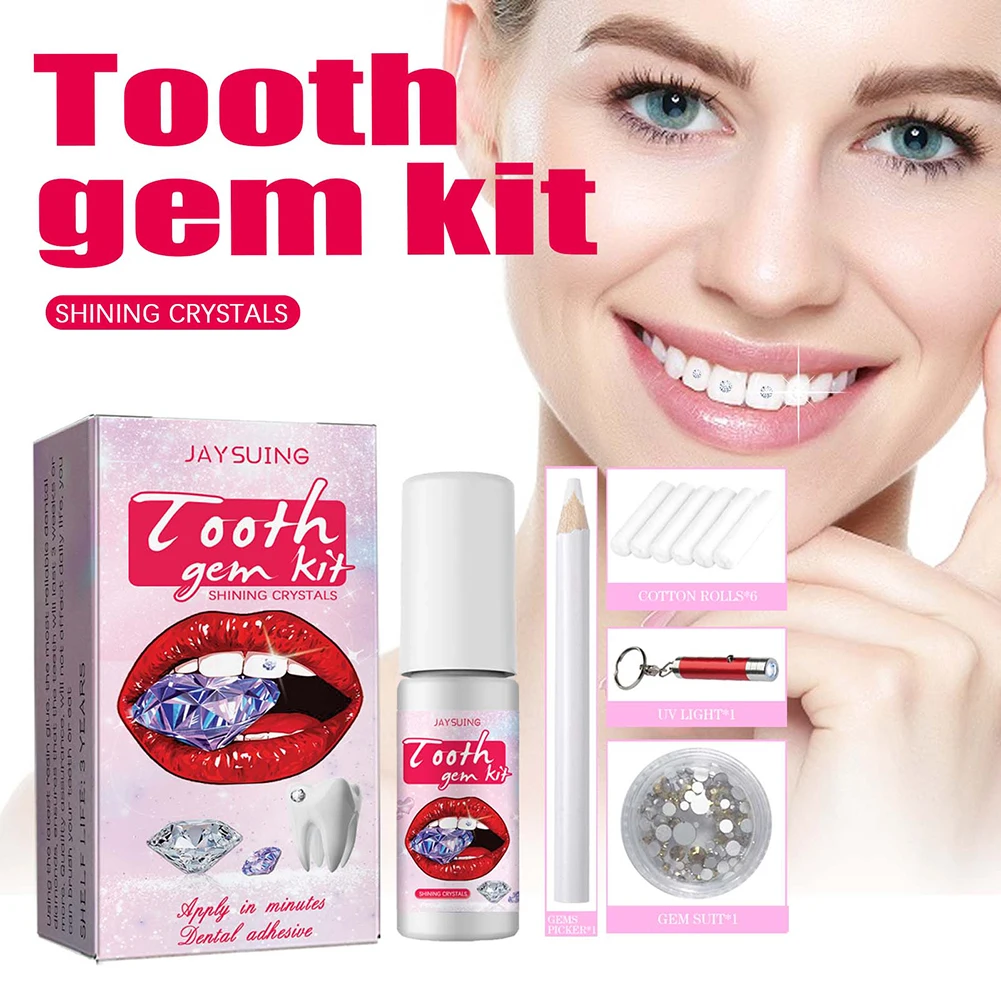 DIY Tooth Gems Kit with Crysta - огляд і ціна Teeth Whitening From Home