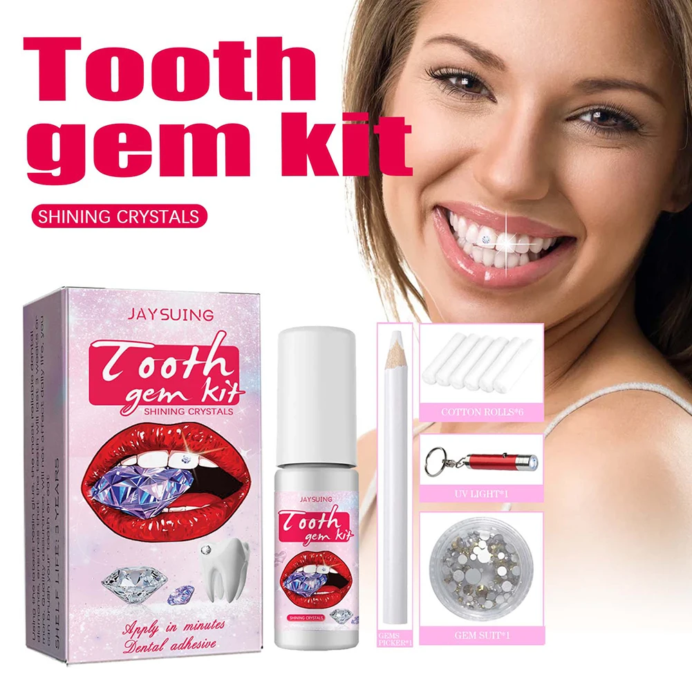 DIY Tooth Gems Kit with Crysta - огляд і ціна Teeth Whitening From Home